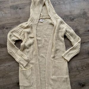 L.A heart hooded cardigan